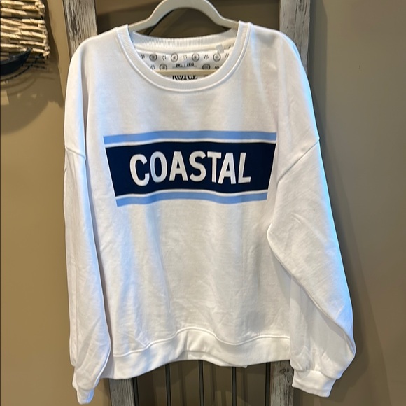 Royce Brand White Graphic Sweatshirt - Picture 1 of 4